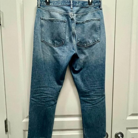 Agolde Riley High-Rise Straight-Leg Jeans - Picture 4 of 5